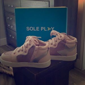 Brand New! Sole Play Tutu Pink Girl Toddler Sneaks